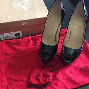 Christian Louboutin Lady Peep 150 Patent Calf
